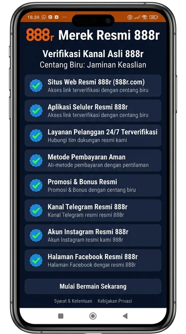 Kanal Resmi 888r untuk Pengguna Android di Indonesia