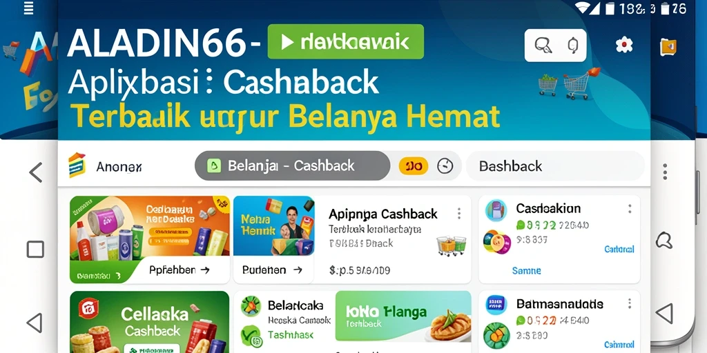 Antarmuka aplikasi ALADIN66 yang menarik dan fungsional untuk cashback.