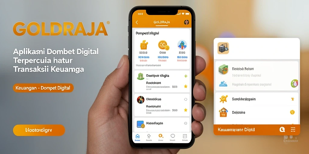 Antarmuka pengguna <strong>GOLDRAJA</strong> yang intuitif dan mudah digunakan.