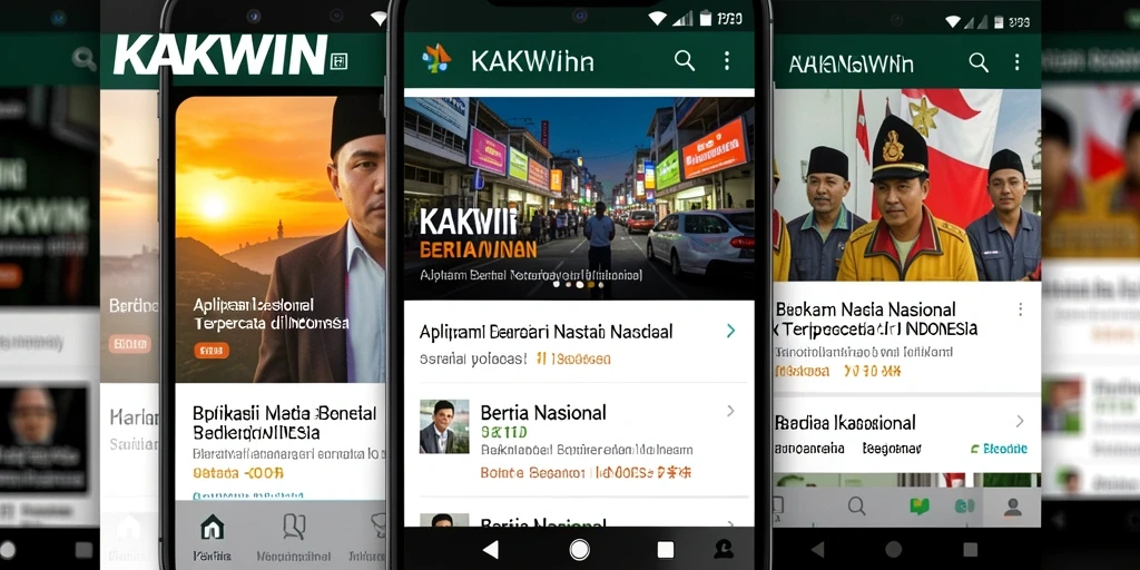Antarmuka aplikasi KAKWIN yang menarik dan informatif.