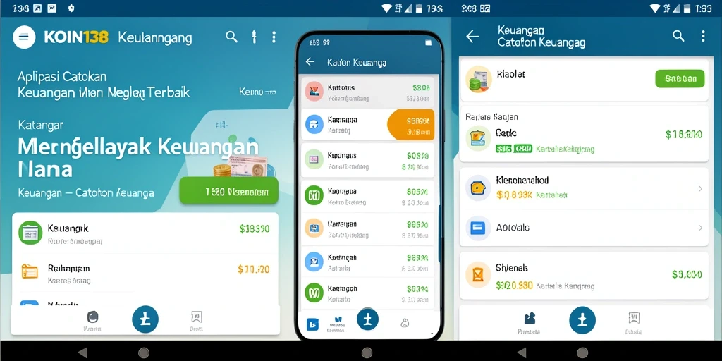 Antarmuka user-friendly KOIN138 untuk Catatan Keuangan yang efisien.