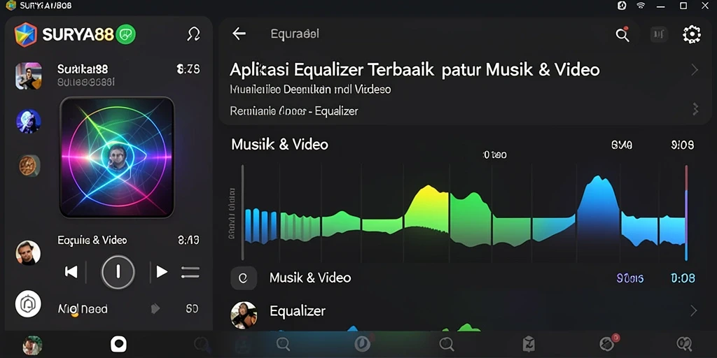 Tampilan antarmuka SURYA88 yang modern dan intuitif.
